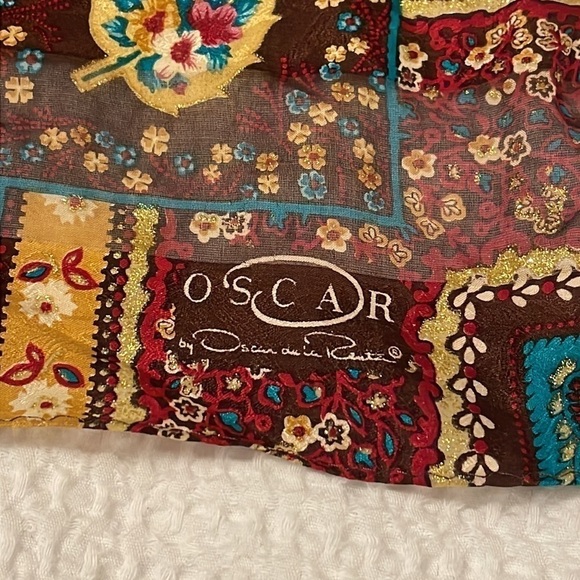 OSCAR de la Renta Silk Handkerchief - Picture 3 of 9